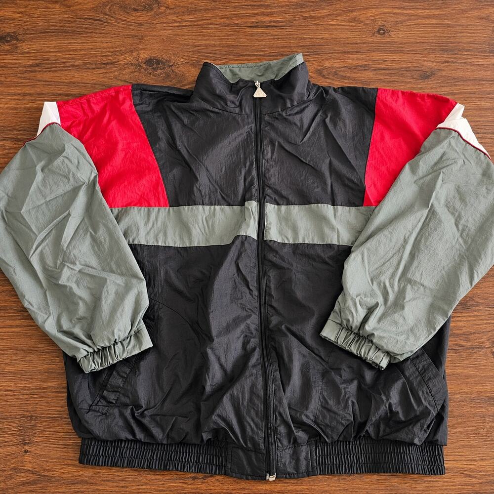 Vintage Wilson XL Colorblock Windbreaker Jacket